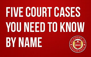 Five Court Cases You Need to Know by Name