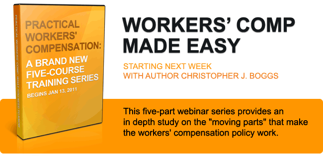 Work Comp Made Easy - Brand new five part training series from Academy of Insurance