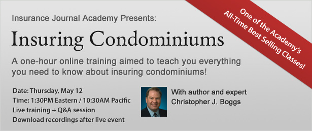 New Class this Thursday: Insuring Condominiums