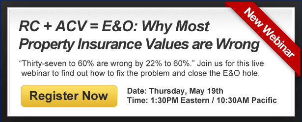 New Class this Thursday: Why Most Property Insurance Values Are Wrong