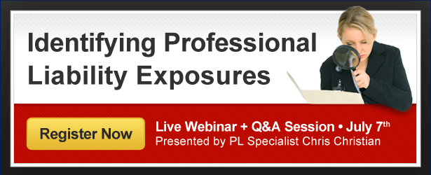 New Class this Thursday: Identifying Professional Liability Exposures
