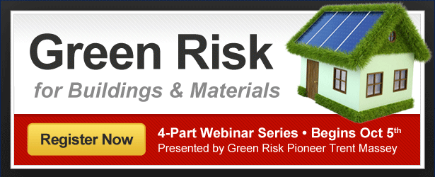 New Class: Green Risk for Buildings and Materials