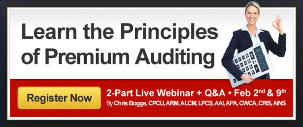 New Class: Principles of Premium Auditing (2-part series)
