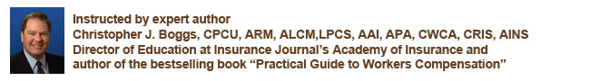 Instructed by Chris Boggs, author of bestselling book Practical Guide to Workers Compensation