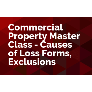 Commercial Property Master Class - Causes of Loss Forms, Exclusions