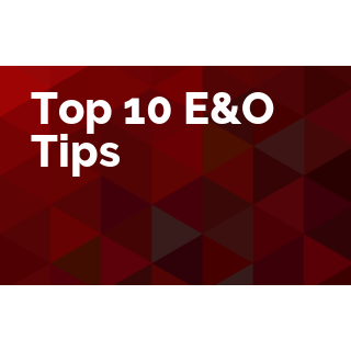 Top 10 Agency E&O Tips