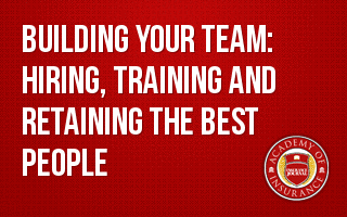 Succession Training- Building Your Team: Hiring, Training and Retaining the Best People