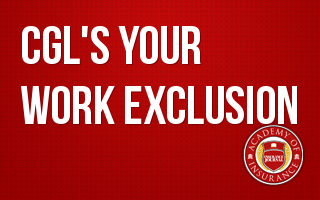 CGL's Your Work Exclusion