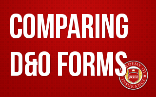 Comparing D&O Forms