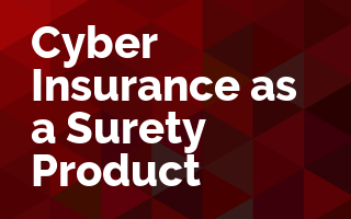 Cyber Insurance as a Surety Product