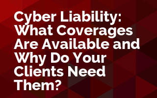 Cyber Liability: What Coverages Are Available and Why Do Your Clients Need Them?