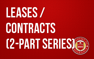 Leases and Contracts (2-part series)