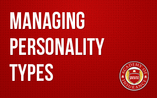 Managing Personality Types