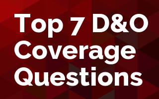 Top 7 D&O Coverage Questions