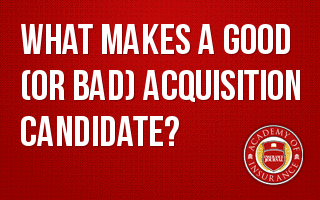 What Makes a Good (or Bad) Acquisition Candidate?
