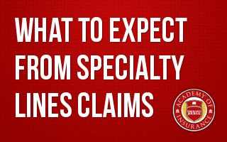 What to Expect from Specialty Lines Claims
