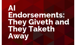 AI Endorsements: They Giveth and They Taketh Away