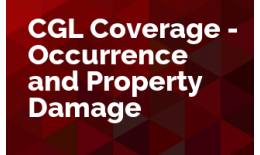 CGL Coverage - Occurrence and Property Damage