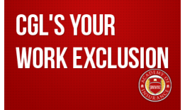 CGL's Your Work Exclusion