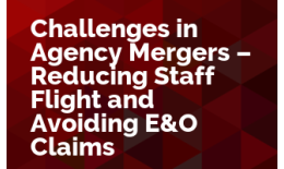 Challenges in Agency Mergers – Reducing Staff Flight and Avoiding E&O Claims