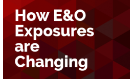 How E&O Exposures are Changing