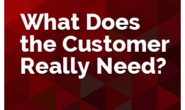 What Does the Customer Really Need?