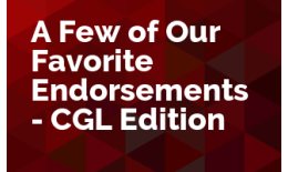 A Few of Our Favorite Endorsements - CGL Edition