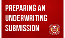 Preparing an Underwriting Submission