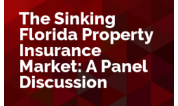 The Sinking Florida Property Insurance Market: A Panel Discussion