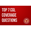 Top 7 CGL Coverage Questions
