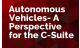 Autonomous Vehicles- A Perspective for the C-Suite