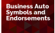 Business Auto Symbols and Endorsements