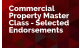 Commercial Property Master Class - Selected Endorsements
