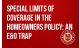 "Special Limits" of Coverage in the Homeowners Policy: An E&O Trap