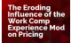 The Eroding Influence of the Work Comp Experience Mod on Pricing